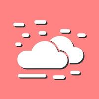 icono de vector de nube