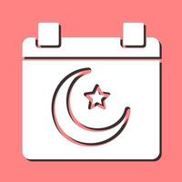 Islamic Calendar Vector Icon