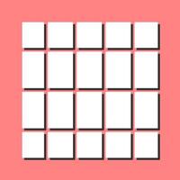 Table of Rates Vector Icon