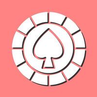 Spade Chip Vector Icon