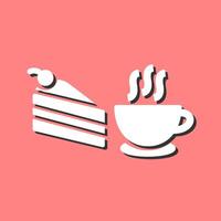 icono de vector de café servido