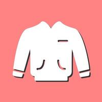 icono de vector de chaqueta