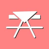 Picnic Table Vector Icon