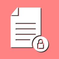 Private Document Vector Icon