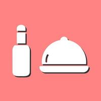 Food and Beer Vector Icon