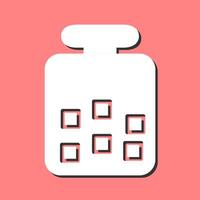 Sugar Bottle Vector Icon