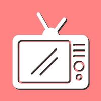 TV Set Vector Icon