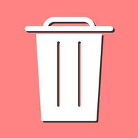 icono de vector de basura