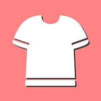 T Shirt with Lines Vector Icon