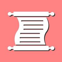 Scroll of Paper Vector Icon