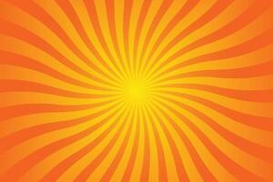 Vector Sunburst Pattern Background for Summer Banner