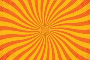 Vector Sunburst Pattern Background for Summer Banner