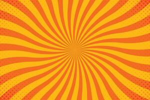 Vector Sunburst Pattern Background for Summer Banner