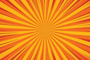 Vector Sunburst Pattern Background for Summer Banner