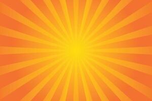 Vector Sunburst Pattern Background for Summer Banner