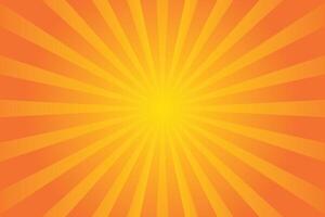 Vector Sunburst Pattern Background for Summer Banner