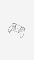 einfach Bewegung Spiel Symbol Animation Gamepad Regler video