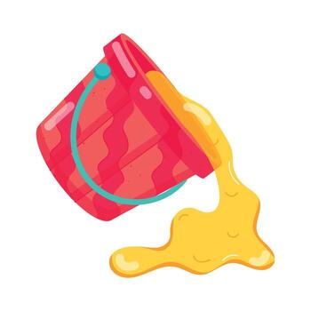 Beekeeping Flat Stickers vector