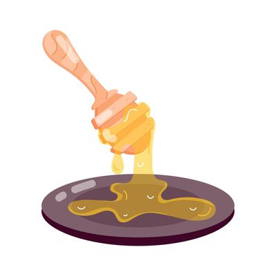 Honey Desserts Flat Stickers