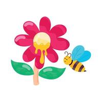 Apiary Flat Stickers vector