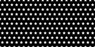 Stars pattern isolated on black background vector