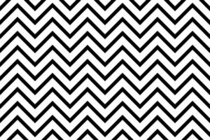 Black zig zag pattern seamless texture isolated on white vector