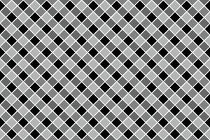 Black and grey checkered geometric seamless pattern vector