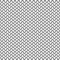 Black line wave abstract isolated on white background. Monochrome elegant texture vector