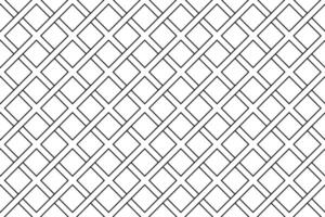 Seamless pattern white crosshatch with black line isolated on white background vector