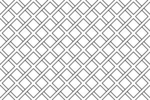 Seamless pattern white crosshatch with black line isolated on white background vector