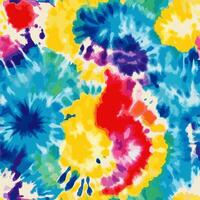 Tie dye bright vector seamless pattern