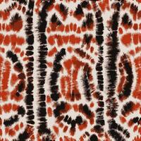 Vector seamless Ikat Ogee ethnic pattern