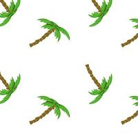 Palm tree minimalistic pattern background for textile vector