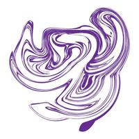 Abstract vintage psychedelic pattern shape vector