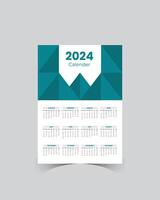 Calendar design template vector