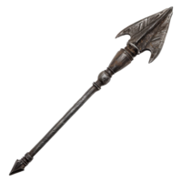 AI generated Ancient war spear isolated on transparent background png