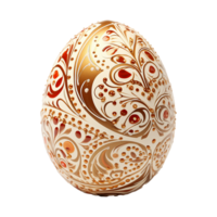 AI generated Easter egg isolated on transparent background png