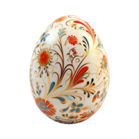 AI generated Easter egg isolated on transparent background png