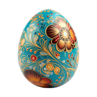 AI generated Easter egg isolated on transparent background png