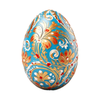 AI generated Easter egg isolated on transparent background png