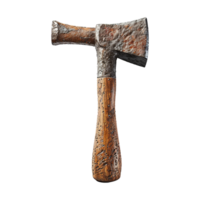 AI generated Rusty metal sledge hammer isolated on transparent background png