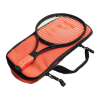 ai généré tennis raquette sac isolé sur transparent Contexte png