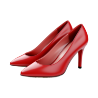 AI generated Women shoes isolated on transparent background png