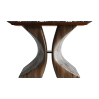 AI generated Modern table isolated on transparent background png