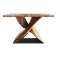 AI generated Modern table isolated on transparent background png