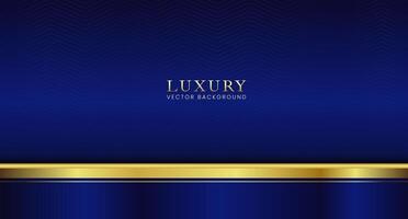 Luxury background design, abstract blue and gold premium vector suitable for awards, presentations, and invitations.