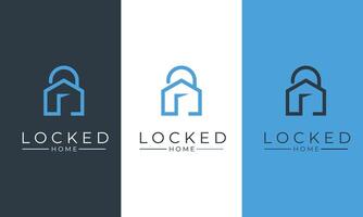 Locked Home Security Key vector Design Element