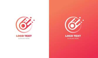 O letter modern unique logo design template vector