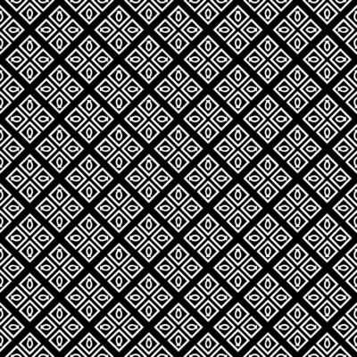 Black and white seamless abstract pattern. Background and backdrop. Grayscale ornamental design.