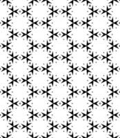 Black and white seamless abstract pattern. Background and backdrop. Grayscale ornamental design. vector